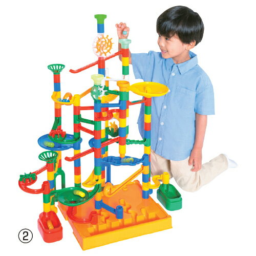 おもちゃ ブロック パズル 知育玩具 くもん出版 KUMON NEWくみくみスロープたっぷり100のサムネイル