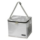 保冷ボックス デリスダブルフラップクーラーバッグ15L パール金属