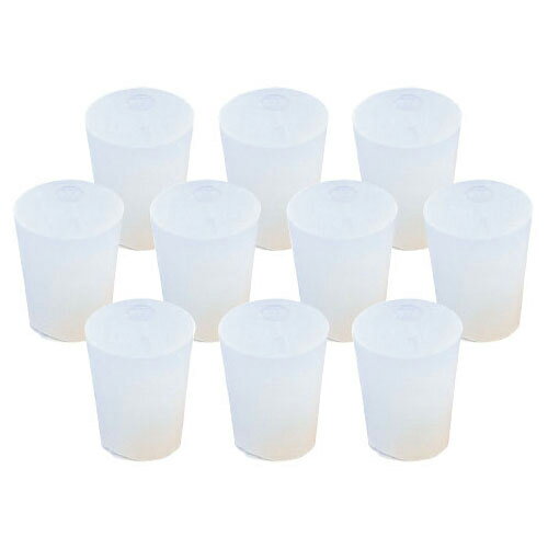 シリコン栓（10個） 2号（18×14×21mm） 中村理科工業