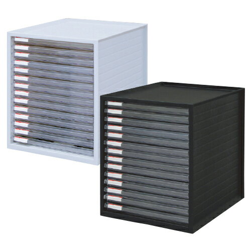 収納 書類 事務用品 片付け レターケース 14段 ホワイト アイリスオーヤマ