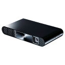 プロジェクター コンパクト ブラック かっこいい モバイルプロジェクター USB HDMI サンワサプライ