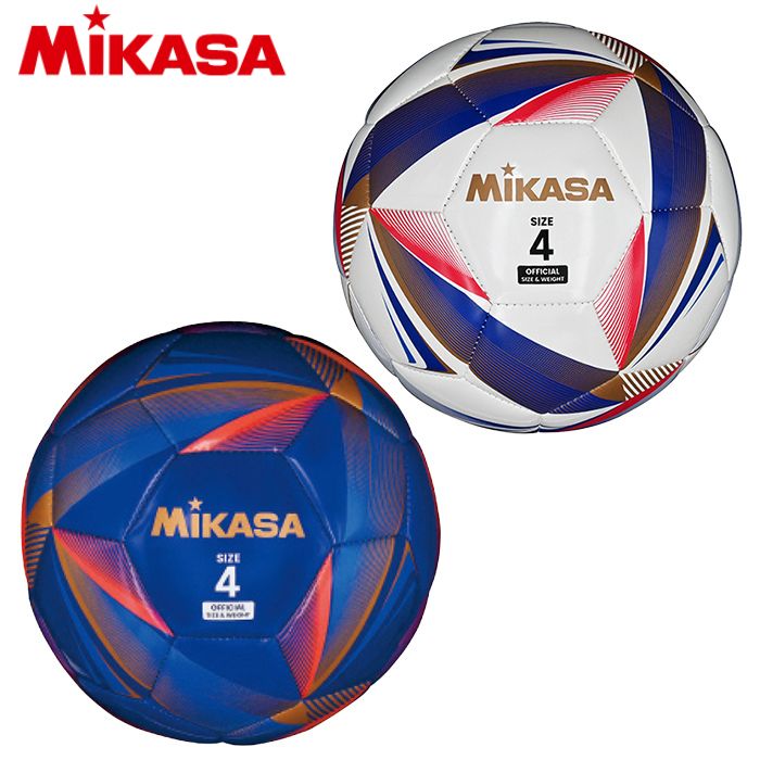 サッカーボール 4号 ホワイト ネイビー ミカサ FT429D サッカー 子ども 小学生
