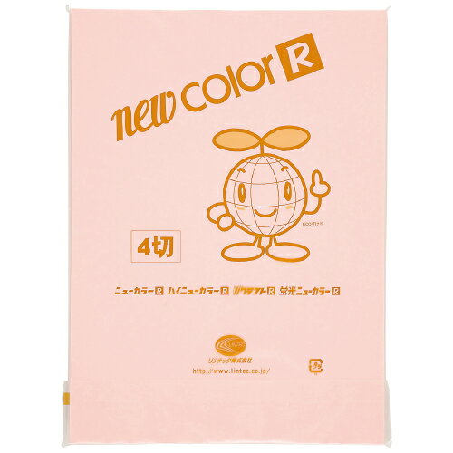 画用紙 色画用紙 ニューカラーR 4ツ切判 10枚【B】単色 リンテック