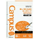 「美しく書く」をサポートするドット入り罫線タイプ●メーカー名／コクヨ●50枚●サイズ／297×210mm●穴数／30穴