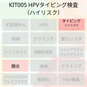 KIT005 アイラボの「HPVタイピング検査（ハイリスク）」検査項目：13種類のハイリスクHPV、膣炎