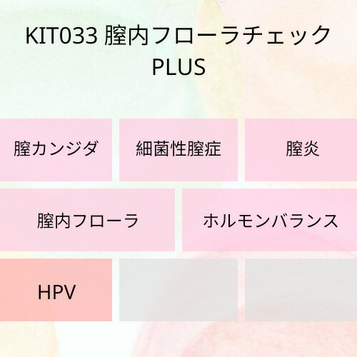 【送料無料】KIT033 アイラボの「膣内フローラチェックPLUS」【あす楽対応】 検査項目：カンジダ、細菌..