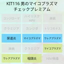 【送料無料】KIT116アイラボ「男のマイコプラズマプレミアム」【あす楽対応】検査項目：尿道と咽頭のマイコプラズマジェニタリウム、マ..