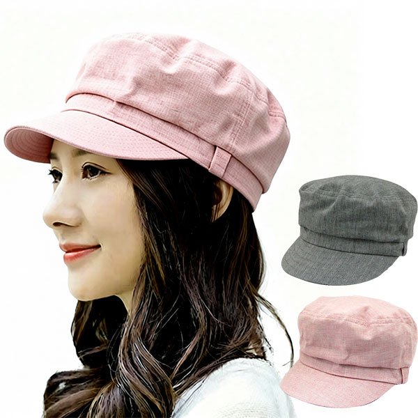 Rakuten - ワークキャップ 帽子 淡いカラー レーヨン混 シンプル 無地 キャスケット 綿 レーヨン メンズ レディース CAP 6346
