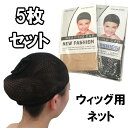 ウィッグ用 ヘアネット 5点セット 