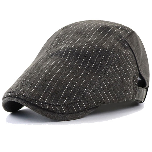 リアルマッコイズ　ストライプキャスケット　グレー　サイズ7-1/2（Lサイズ） リアルマッコイズ ストライプキャスケット グレー サイズ7-1/2（L