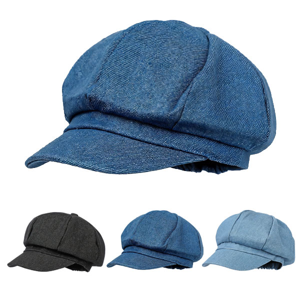 デニム キャスケット 帽子 無地 キャップ コットン キャスケット帽 ハンチング メンズ レディース 春 夏 CAP 1317