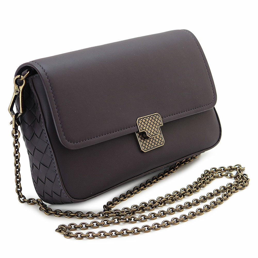 ボッテガヴェネタ ショルダーバッグ レディース 547023 V1EED 6032 クラッチバッグ チェーンバッグ イントレチャート ナッパ レザー クエッチ BOTTEGA VENETA