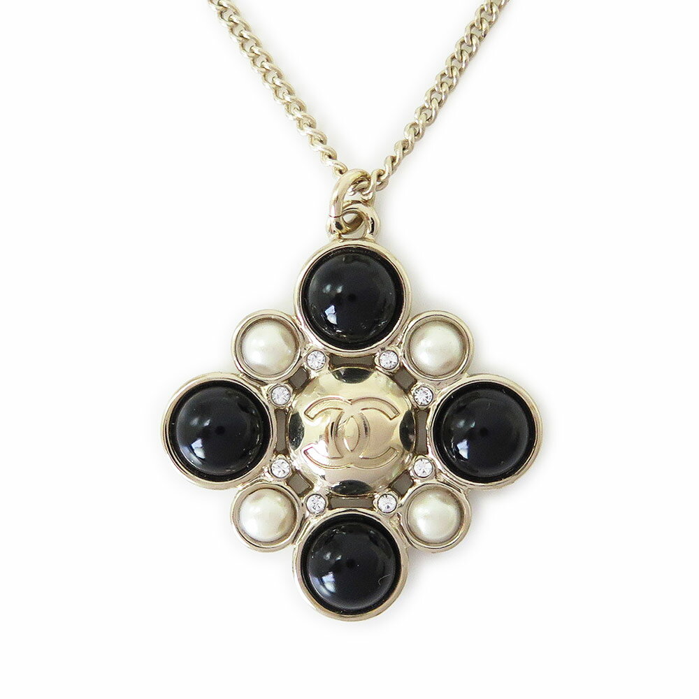 【訳あり】 シャネル ネックレス ペンダント レディース AB2348 アクセサリー ココマーク CCマーク パール ゴールド CHANEL