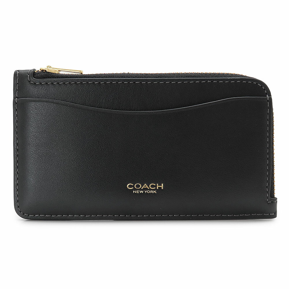 樂天商城 - コーチ COACH カードケース レディース CZ112 B4/BK ニューヨーク ジップ カードホルダー 名刺入れ コインケース 小銭入れ 財布 フラグメントケース レザー ブラック 黒