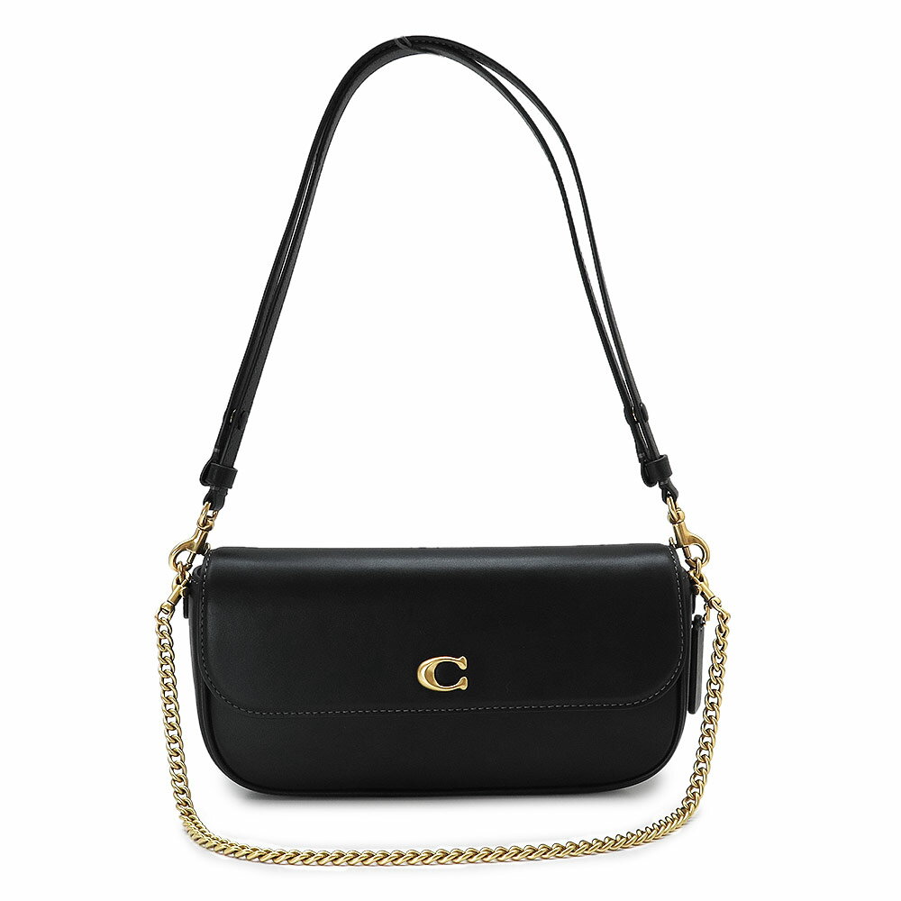 Rakuten - コーチ COACH ショルダーバッグ レディース CAN90 B4/BK ブルック フラップ チェーン バッグ ハンドバッグ ロゴ ブラック 黒
