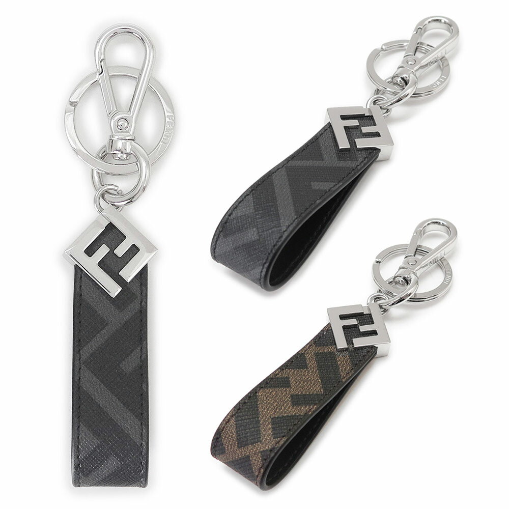Rakuten - フェンディ FENDI キーホルダー メンズ FFスクエア 7AP100 AFCB キーリング キーフック FFキャンバス 【2026年春夏新作】