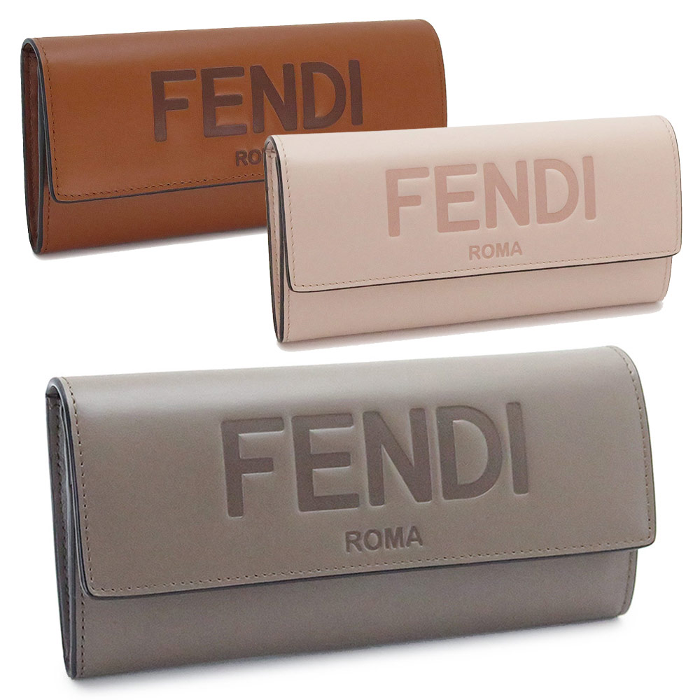 フェンディ 長財布 レディース 8M0251 AAYZ 財布 二つ折りフラップ フェンディローマ FENDI ROMA CONTINENTAL WALLET