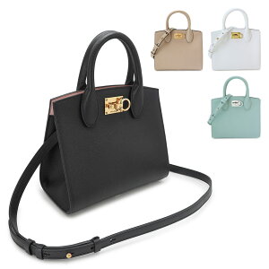 ե饬 ϥɥХå ǥ FERRAGAMO STUDIO BOX BAG 211424 ƥ塼ǥХå Хå ߥ˥Хå  2024ǯղƿ