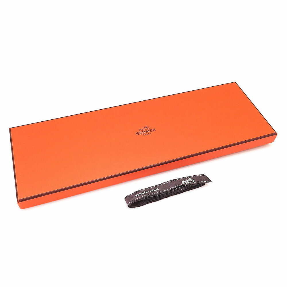 Rakuten - エルメス HERMES ブランド箱 リボン セット ギフト プレゼント ラッピング 37.5×12.5×2cm 【ブランド付属品】