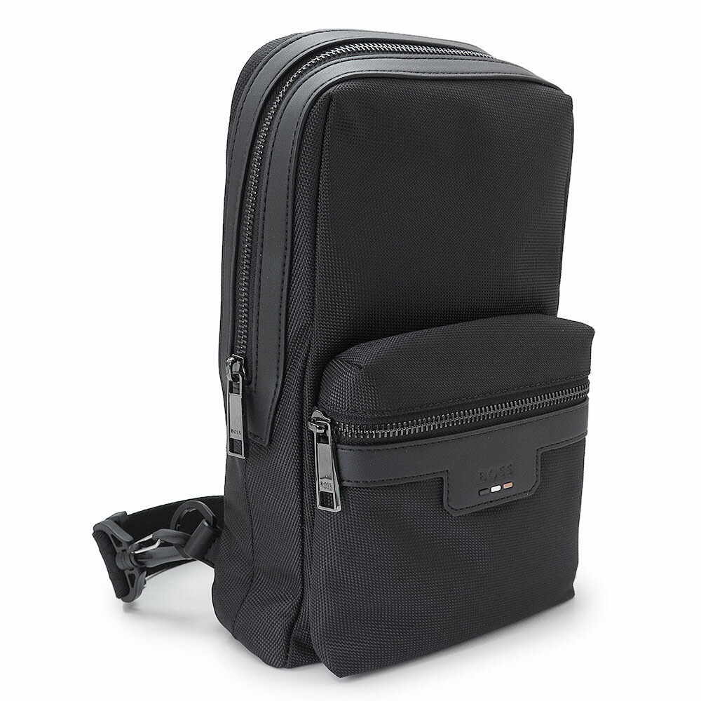 樂天商城 - ヒューゴボス HUGO BOSS ボディバッグ メンズ Ray_N_SM Monostrap 50562897 001 ショルダーバッグ ブラック 黒 大谷翔平 愛用ブランド 【2026年春夏新作】
