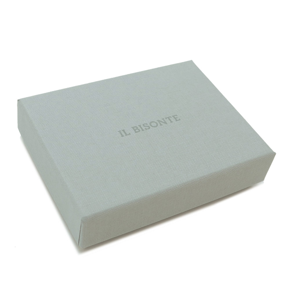 イルビゾンテ IL BISONTE 箱 正規店 ブランド箱 ギフトボックス 化粧箱 BOX 小物用 グレー 12.5×9.5×3cm【ブランド付属品】【ギフトB...