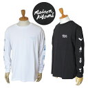 メゾンキツネ Tシャツ 長袖 メンズ LM00120KJ0118 プライズ コンフォート ロングスリーブ トップス MAISON KITSUNE PRIZES