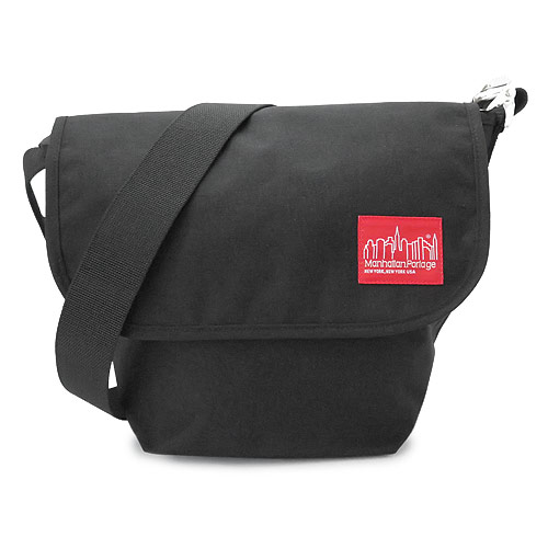 Rakuten - マンハッタンポーテージ ショルダーバッグ ヴィンテージ メッセンジャーバッグ Sサイズ コーデュラナイロン ブラック 黒 MANHATTAN PORTAGE 1605V BLK