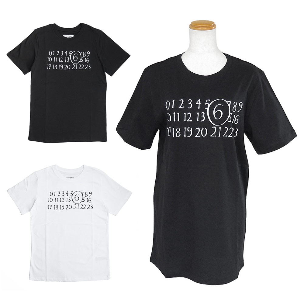 Rakuten - エムエムシックス メゾンマルジェラ エムエム6 Tシャツ 半袖 キッズ ガールズ ボーイズ レディース 大人もOK M61020 MM02Y トップス 子供服 ロゴ クルーネック コットン MM6 Maison Margiela 【2026年春夏新作】