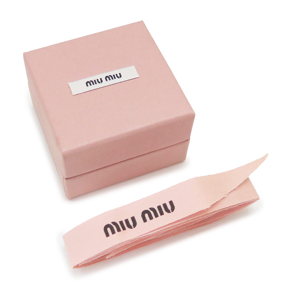 Rakuten - ミュウミュウ MIUMIU ブランド箱 リボン セット ギフト プレゼント ラッピング 6.5×6.5×4cm 【ブランド付属品】