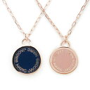 マークジェイコブス ネックレス レディース M0008546 ペンダント アクセサリー MARCJACOBS LOGO DISC ENAMEL