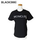 モンクレール Tシャツ 半袖 レディース 8C00009 829HP トップス クルーネック 刺繍 ロゴ MONCLER