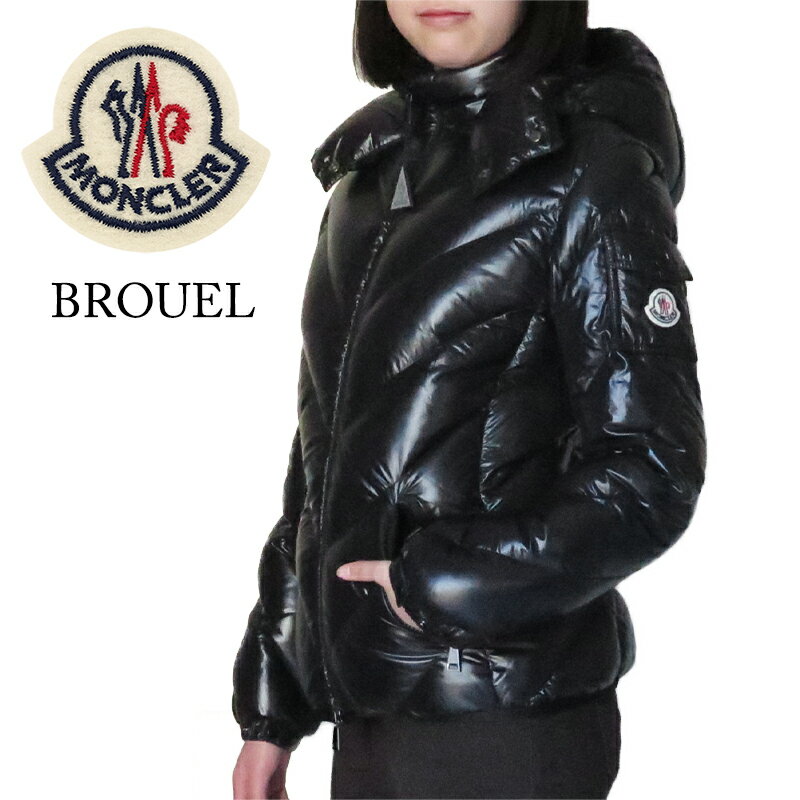 モンクレール ダウンジャケット レディース BROUEL 1A00114 C0064 999 アウター ブルゾン ショート ブラック 黒 MONCLER