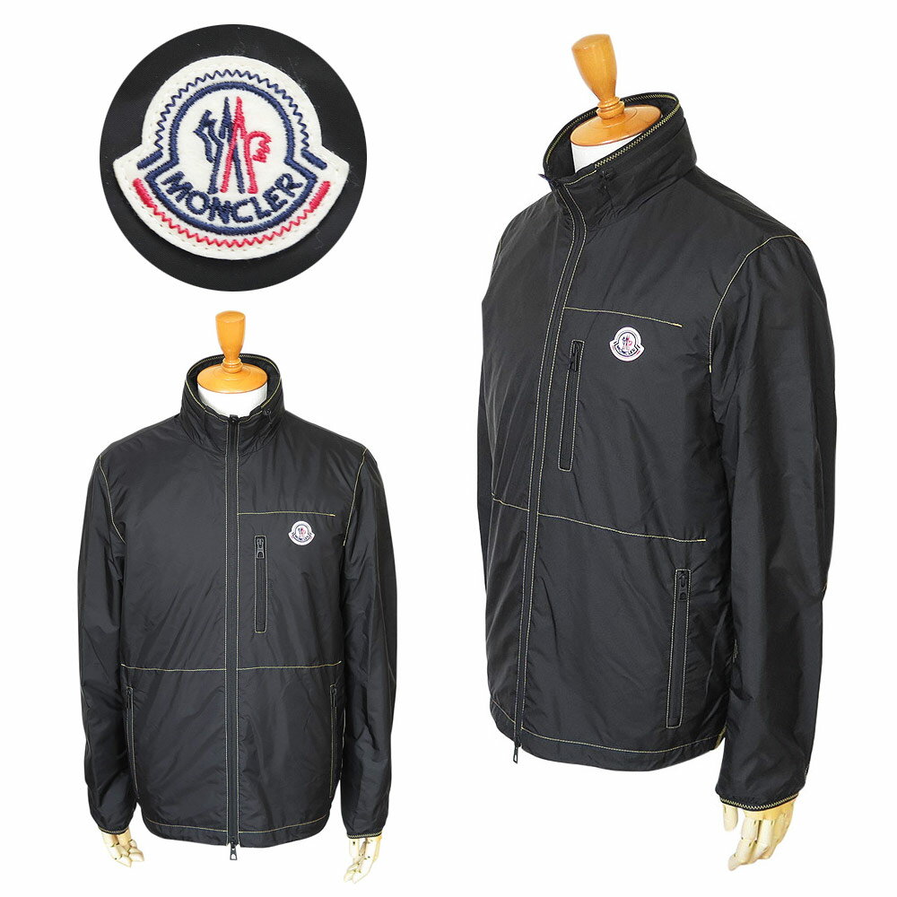Rakuten - モンクレール MONCLER ジャケット メンズ ARRAKIS 1A00114 53A5E 999 ウインドブレーカー レインコート ステッチ ロゴパッチ ブラック 【2026年春夏新作】