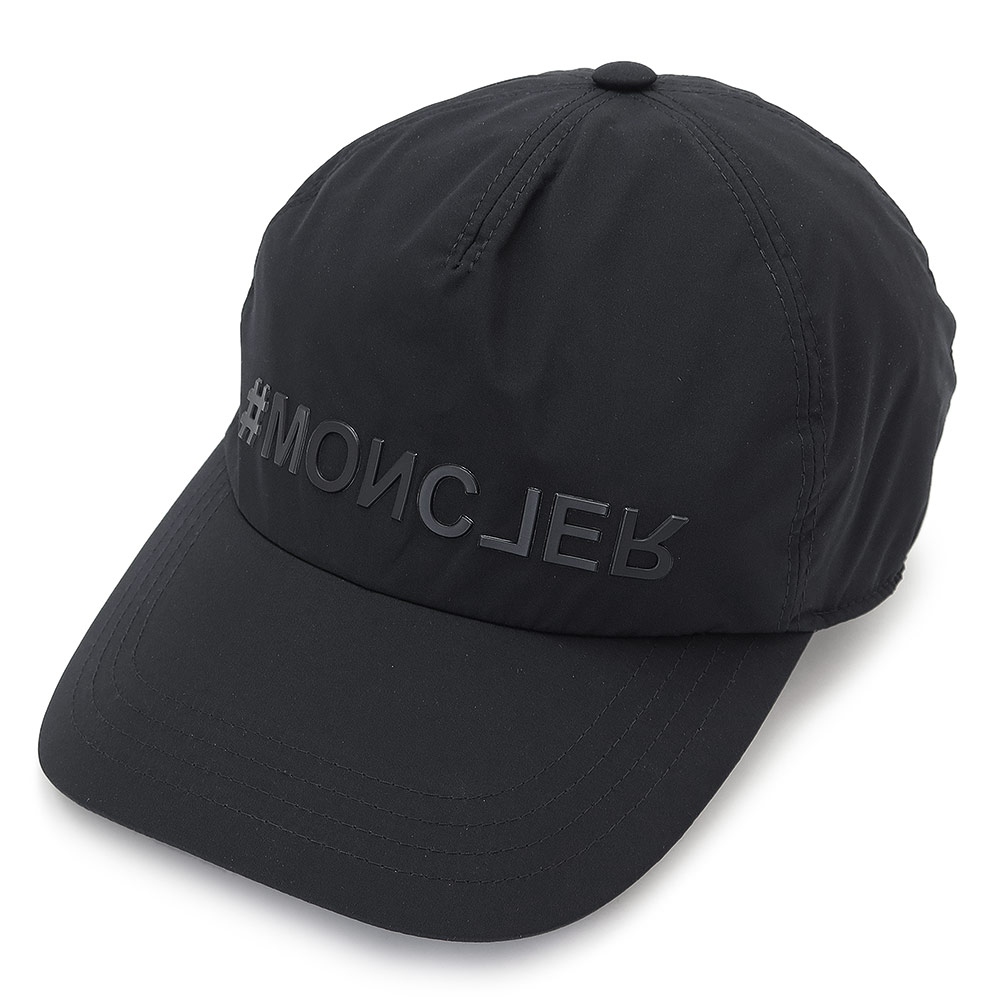 モンクレール 帽子 メンズ モンクレール キャップ 3B00002 54AL5 999 帽子 ベースボールキャップ ロゴ ブラック 黒 MONCLER GRENOBLE DAY-NAMIC