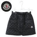 モンクレール スカート レディース ミニスカート ボトムス ダイヤモンドキルティング ブラック 黒 MONCLER 2D00005 595ZZ 999
