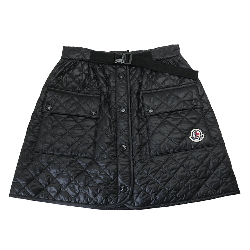 モンクレール スカート レディース ミニスカート ボトムス ダイヤモンドキルティング ブラック 黒 MONCLER 2D00005 595ZZ 999