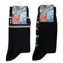 ポールスミス ソックス メンズ M1ACYCLE GF319 / GF320 靴下 ロゴ ボーダー サイクルソックス ナイロン ブラック 黒 Paul Smith SOCK CYCLE LGO【メール便対応】[MZAK]