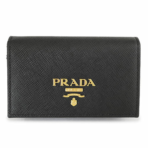 プラダ 名刺入れ プラダ カードケース 1MC122 QWA F0002 名刺入れ サフィアーノ メタル レザー ブラック 黒 PRADA SAFFIANO METAL NERO