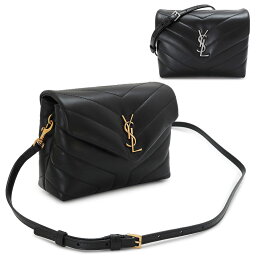 サンローラン　ポシェット サンローラン ショルダーバッグ レディース 678401 DV706 1000 / DV707 1000 ルル トイバッグ YSL モノグラム キルティング レザー ブラック 黒 SAINT LAURENT 【2024年春夏新作】