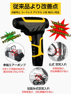【60s快速充填】空気入れ 自動車用 電動 車 タイヤ 空気入れ 自転車 コードレス エアコンプレッサー エアーポンプ 電動空気入れ 車用 自動停止 日常点検 ロードバイク ボール 浮き輪 バイク シガー充電式 USB充電式 小型 軽量 コンパクト 送料無料通販格安セール情報 楽天 通販