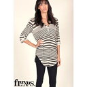 フルクサス Moma Tunic - Neo Stripe ボーダーチュニック リネン混 チュニック ワンピース 107-902 正規品取扱店舗