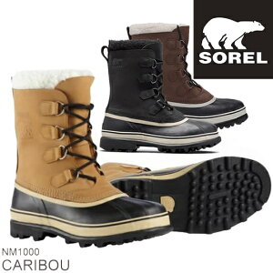 SOREL ソレル CARIBOU カリブー NM1000 メンズ 防寒ブーツ 雪靴 スノーブーツ ウィンターブーツ アウトドアブーツ 　正規品取扱店舗