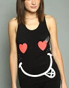 ソース sauce Heart Eyes Racerback Tank タンクトップスTシャツ 　正規品取扱店舗