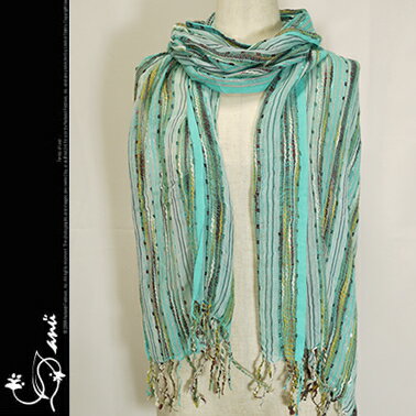 Anu by Natural ストール アニューバイナチュラル shimmering Scarf デザインスカーフ 正規品取扱店舗