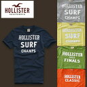 ■正規品取扱店舗■HOLLISTER(ホリスター)SURF CHAMPS T-SHIRTS(Tシャツ)　アバクロ姉妹ブランド▼振込決済で送料無料に▼HOLLISTER　ホリスター ロゴ Tシャツ【正規品取扱店舗】