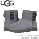 UGG アグ ブーツ クラシックミニ ラバーロゴ 1108231 Women 039 s CLASSIC MINI RUBBER LOGO ムートンブーツ シープスキン 正規品取扱店舗