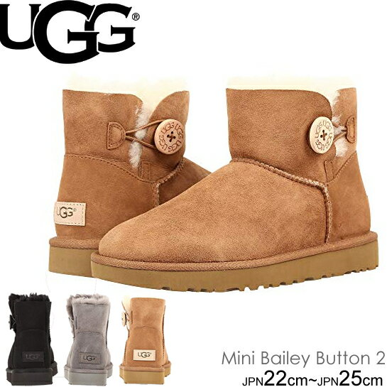 UGG アグ ムートンブーツ 1016422 ミニベイリーボタンII ミニ ベイリーボタン2 レディース Women's Classic Collecti…