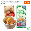 Yum Yum Yum!（ヤムヤムヤム）ジュレ仕立て かつお×12袋セット 犬 犬用 ドッグフード ウェットフード 国産ドッグフード ペットフード ナチュラルフード イリオスマイル