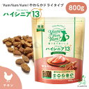 Yum Yum Yum!(ヤムヤムヤム)ハイシニア 13+ ALL my love チキン やわらかドライタイプ 800g 犬 犬用 ドッグフード ドライフード...