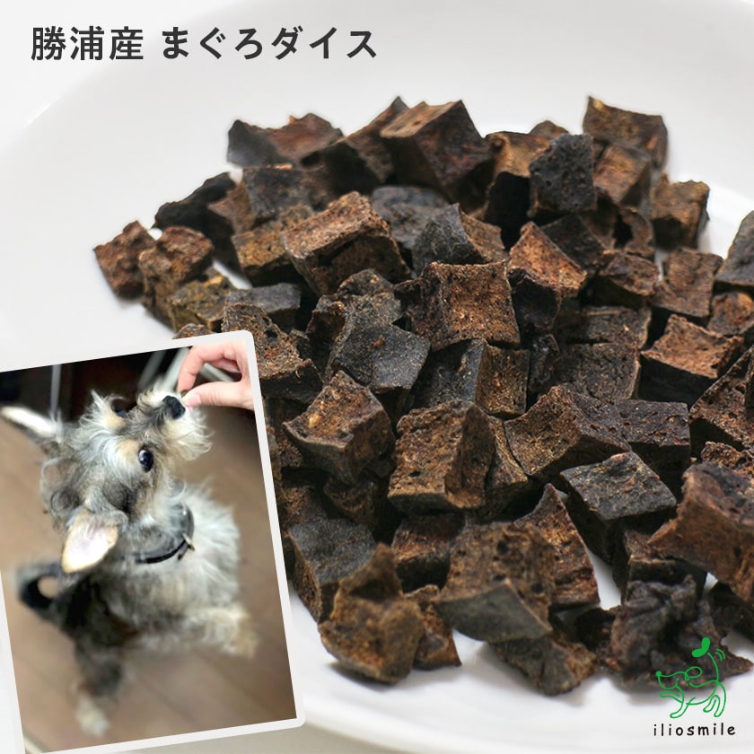 犬 おやつ 無添加 ダイス おやつ 国産 小粒 しつけ ドッグフード ドックフード 鮪 マグロ オメガ3 DHA ..